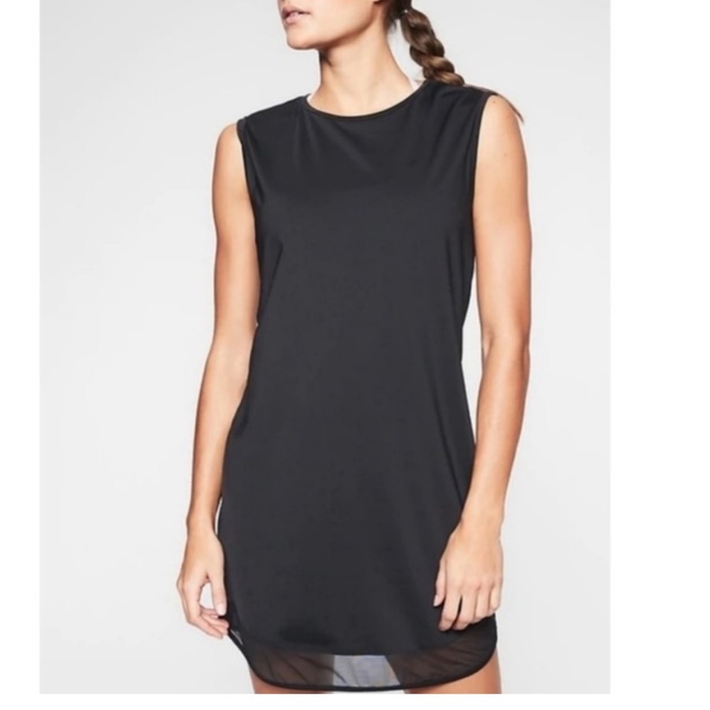 Athleta Sunlover UPF Tank Dress - Small- black - Cute!